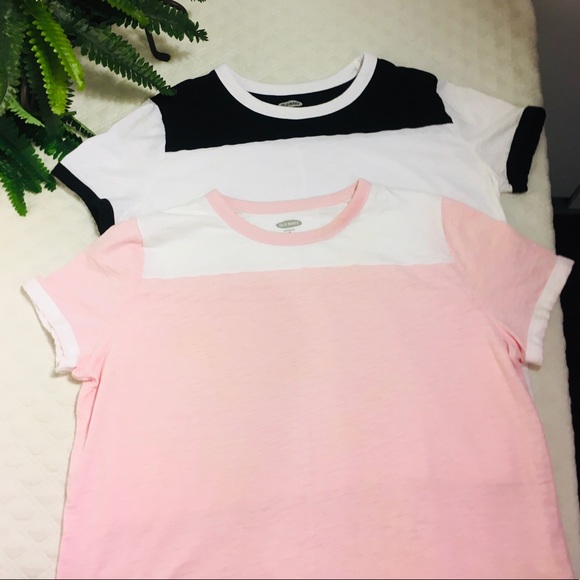 Old Navy Tops - 💋BOYFRIEND TEE’S by OLD NAVY (2) SIZE: Medium